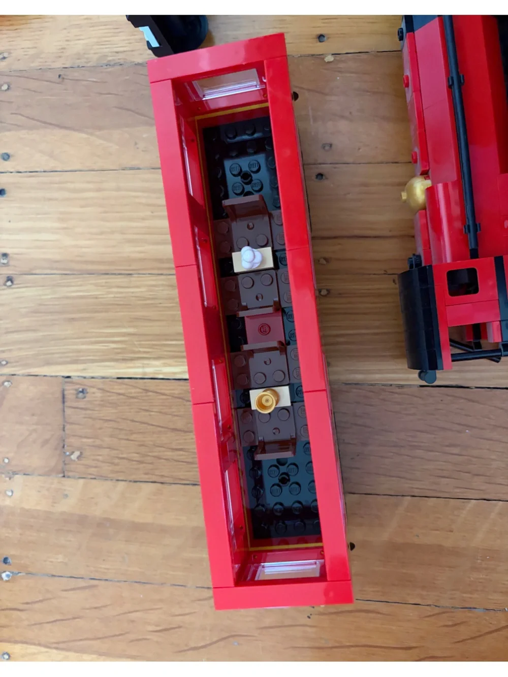 Lego Harry Potter Hogwarts Express train red set wizard bricks steam built Xmas